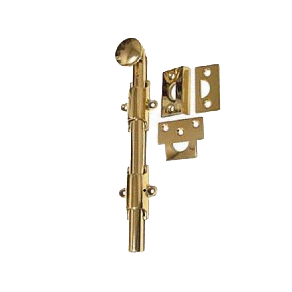 [382000732] Manual Flush Bolt for Metal Doors, No. 052286 Satin Chrome