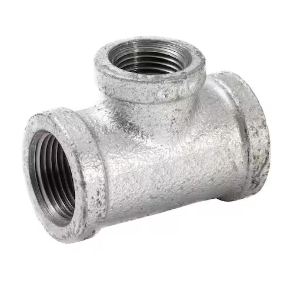 TEE RED.3/4X3/4X1/2 GALV