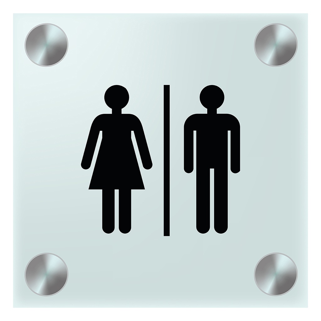 JNF PLACA ACRIL. MAN/WOMAN