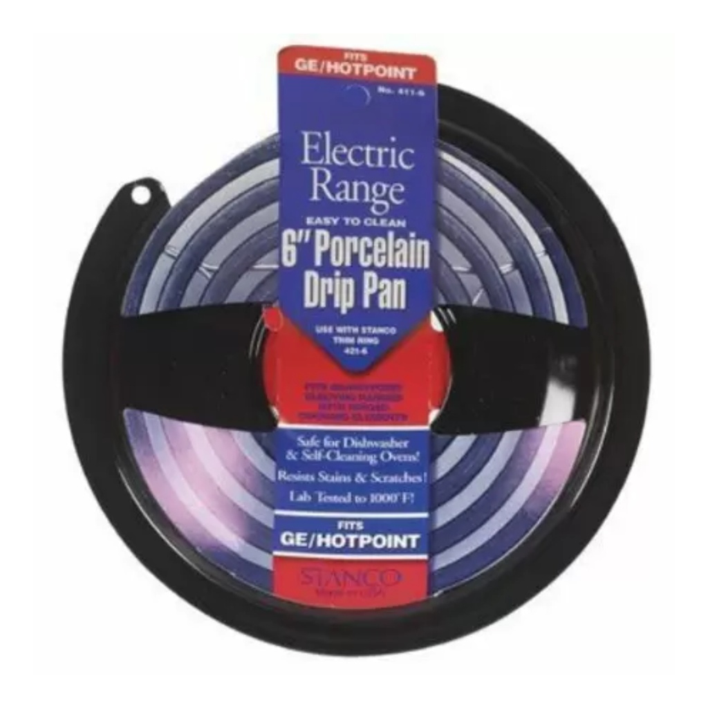 RECOGEDOR G/E 6" PORCELANA NEGRO