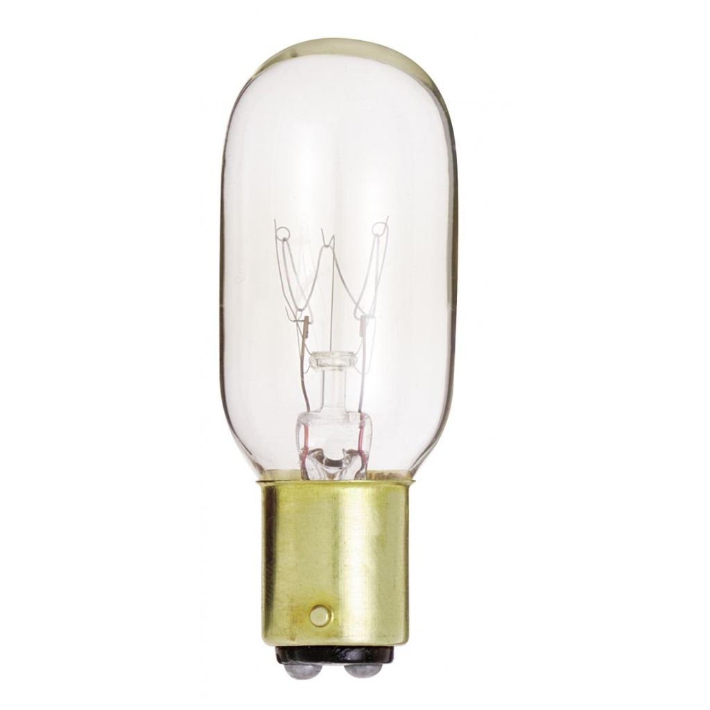 Satco BA15D T7 Clear Incandescent Miniature Bulb - 1 Pack