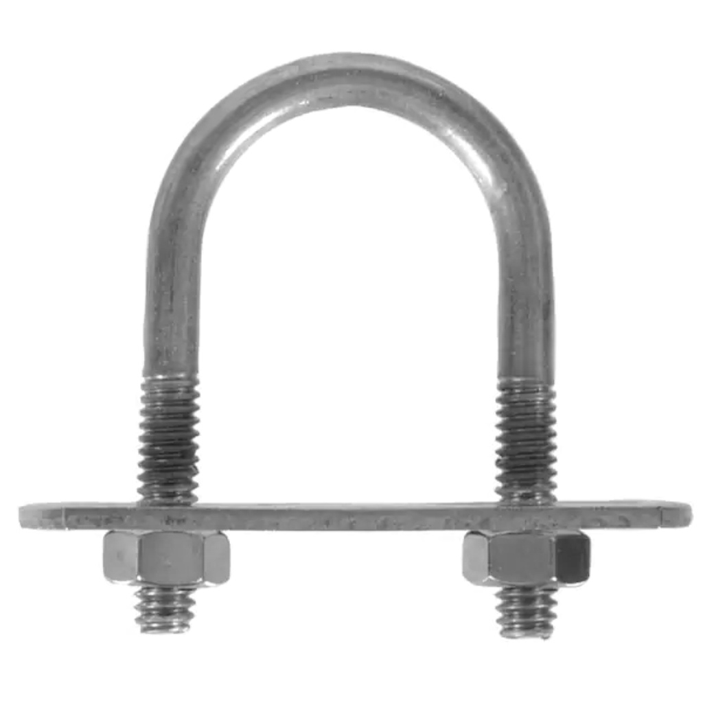 U-BOLT 1/4"X1"X1-3/4" SS