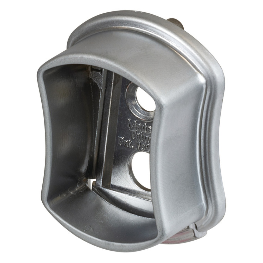 [803.39.450] HAFELE END SUPP TUBE MATT ALUM