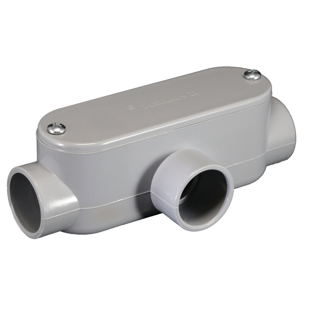 CONDULETO PVC 'T'  2""
