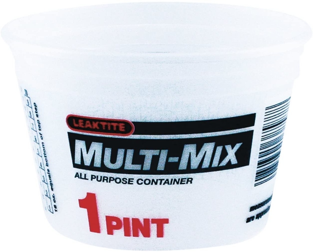 [1422443] Leaktite Clear 1 Pt. Plastic Bucket