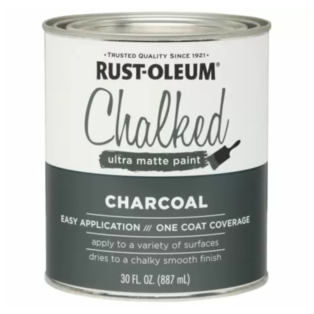 Rust-Oleum Chalked Charcoal Chalk Paint 30 Oz.