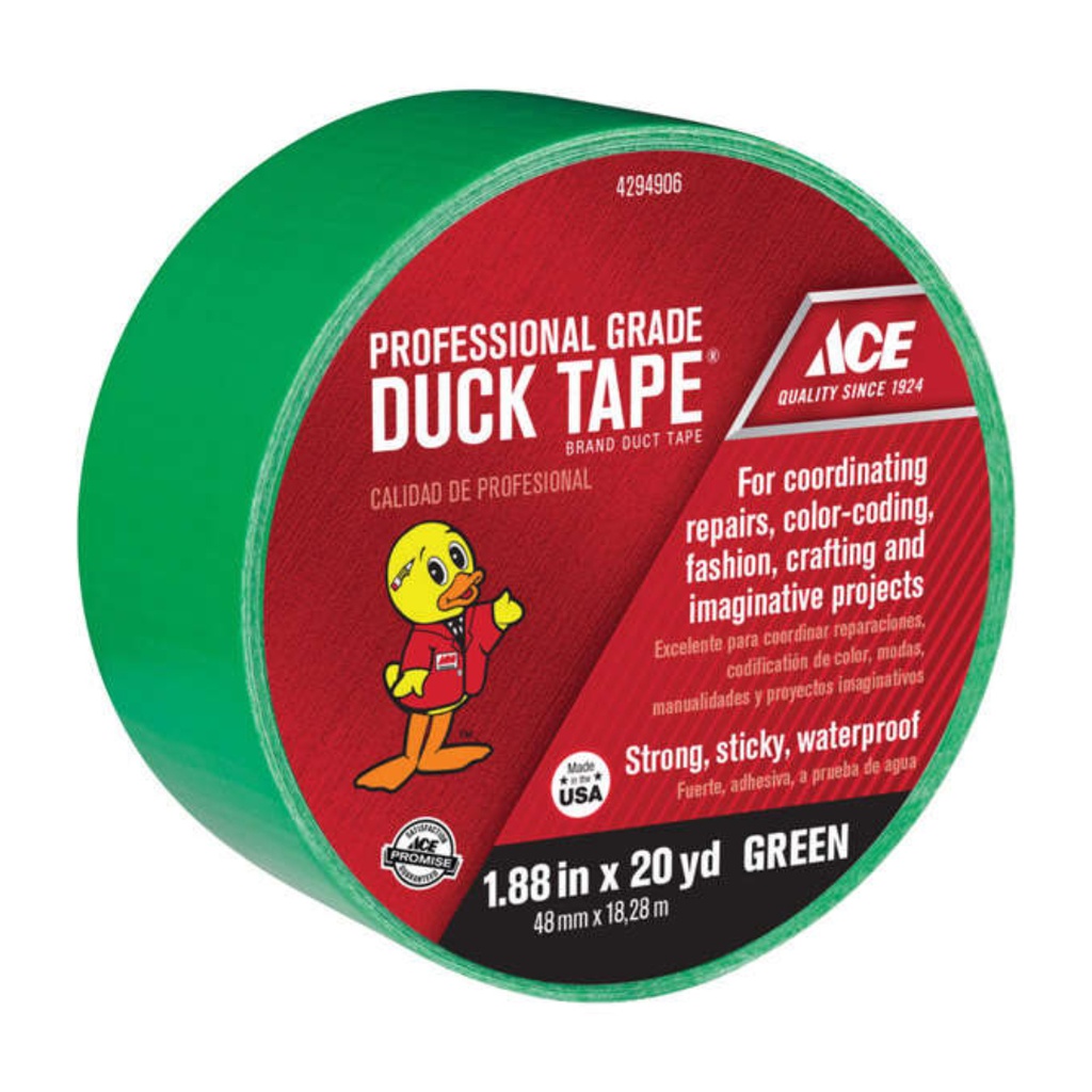 DUCT TAPE 20YD GREEN ACE