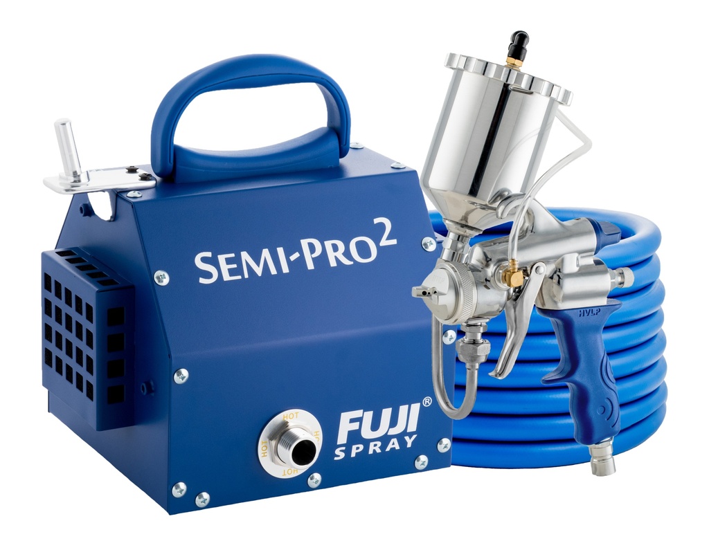 Fuji Spray Semi-PRO 2 Gravity HVLP Spray System with Pro Accessory Bundle in Blue