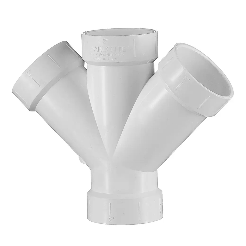 YEE DOBLE 2 PVC SANITARIO