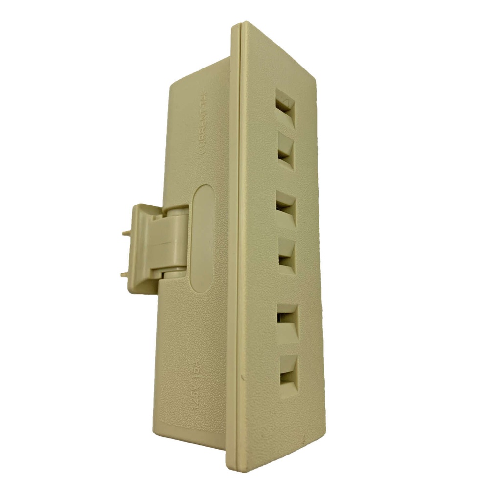 Polarized Wall Hugger Triple Tap Ace Misc. Electrical FA-248/15 Beige/Tan