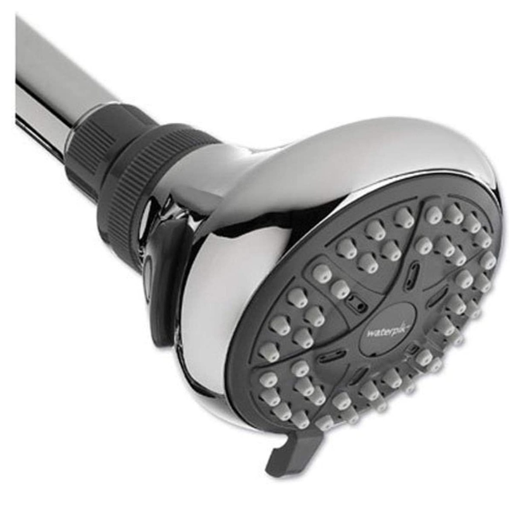 Waterpik EcoFlow Chrome 4 Settings Showerhead 1.6 Gpm