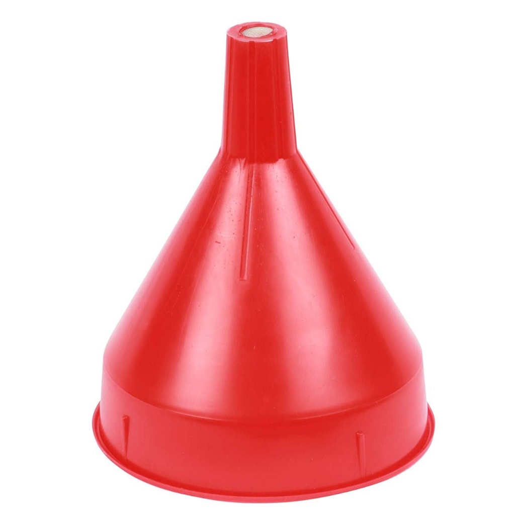 PLASTIC FUNNEL W/SCRN PT