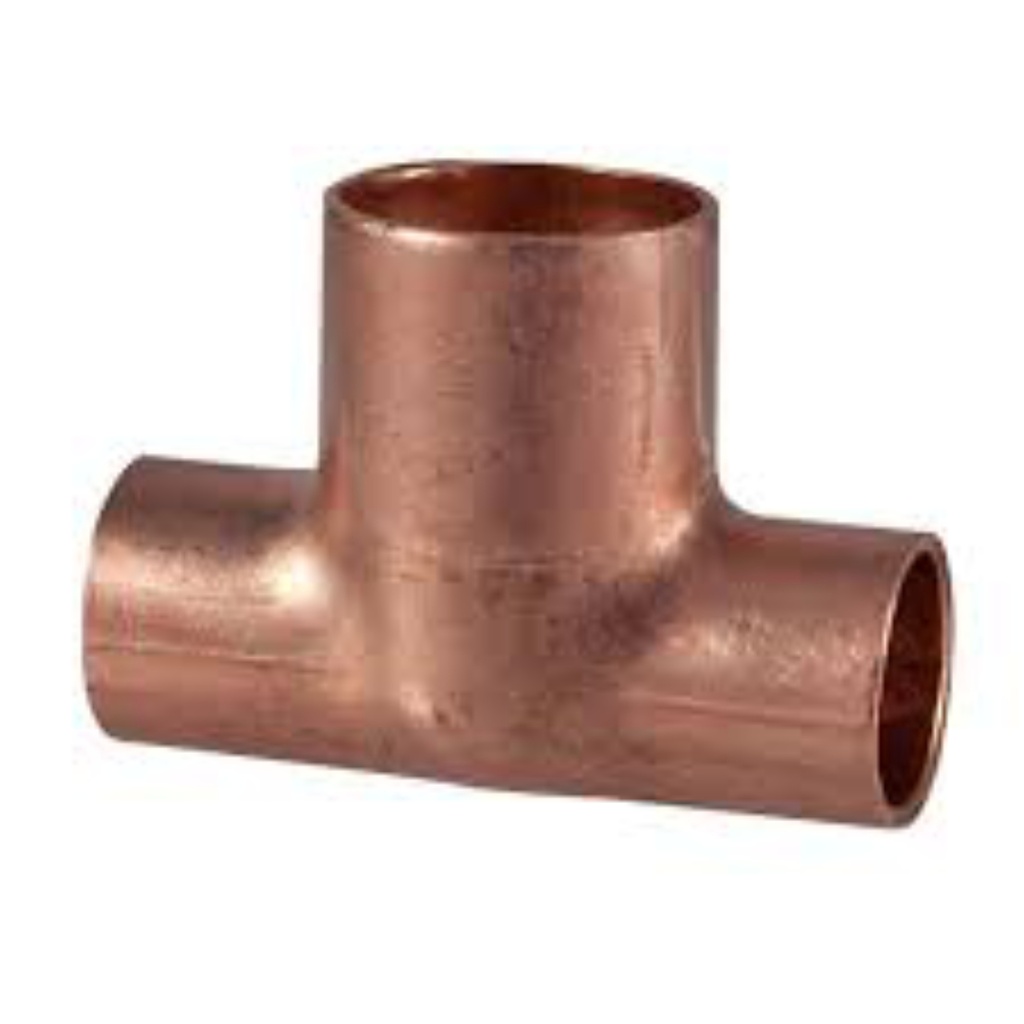 Elkhart Products 111BHX05X075 Copper Tee - 0.5 X 0.5 X 0.75 in