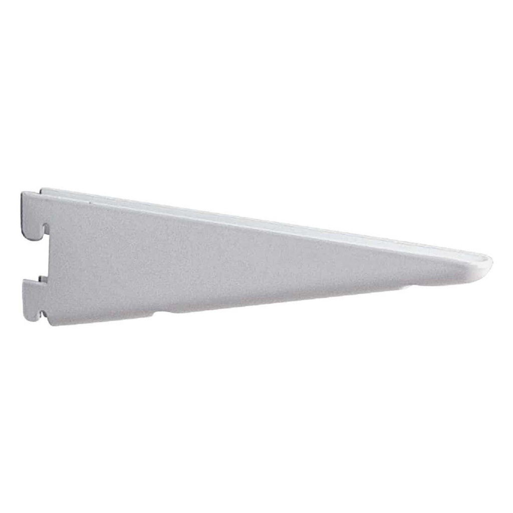 Knape & Vogt White Steel Bracket 16 Ga. 7 in. L 360 Lb.