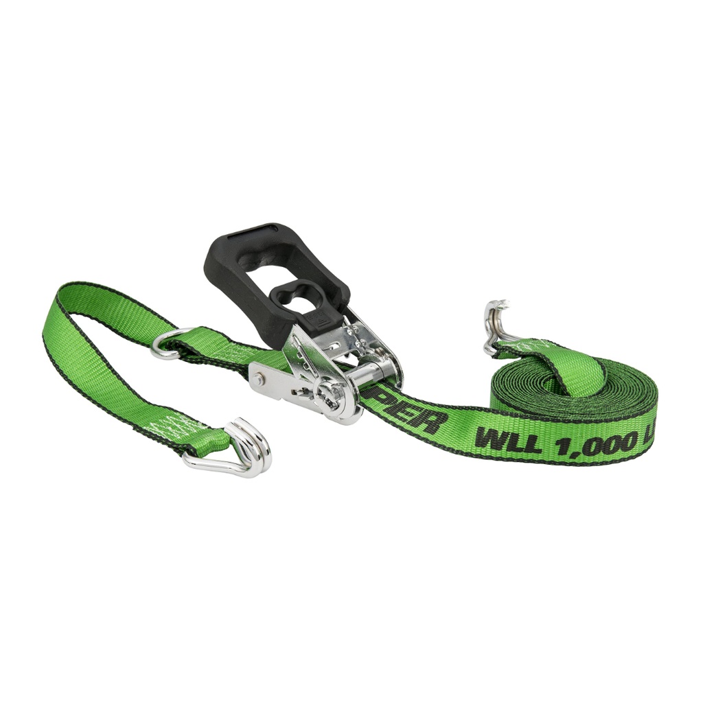 Keeper 1.25 in. W X 16 Ft. L Multicolored Ratchet Tie Down Strap 1000 Lb 1 Pk