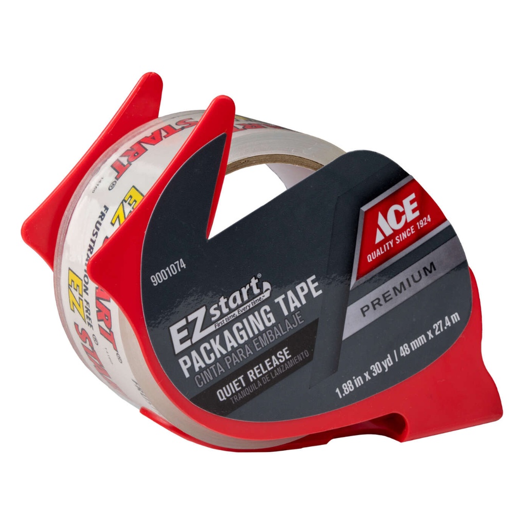 CARTON TAPE 30YDS CLR