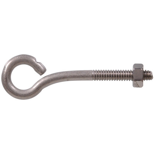 [40004289G] 1/4 in.-20 Tpi X 3 in. Stainless Steel Eye Bolt with Nut (5-Pack)