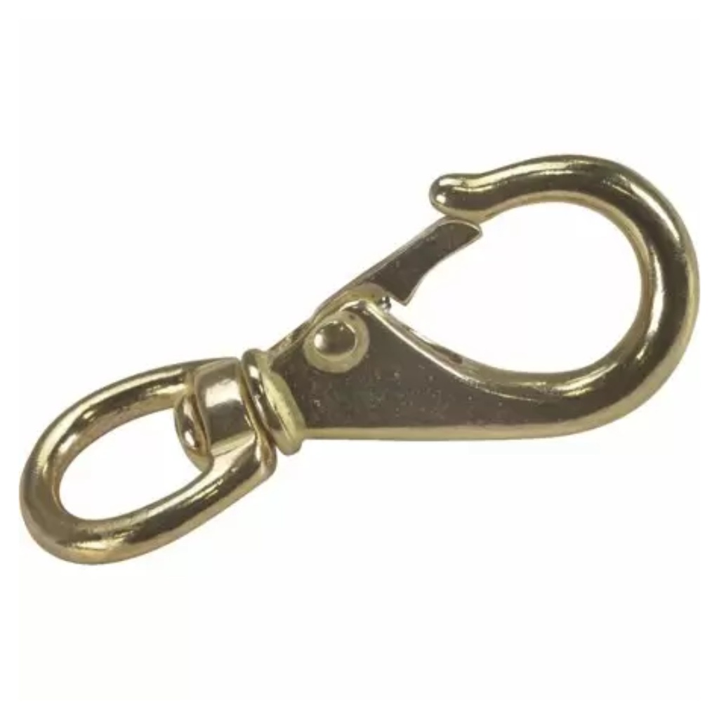 Campbell Chain 3/4 in. Dia. X 4-1/2 in. L Polished Bronze Quick Snap 140 Lb.