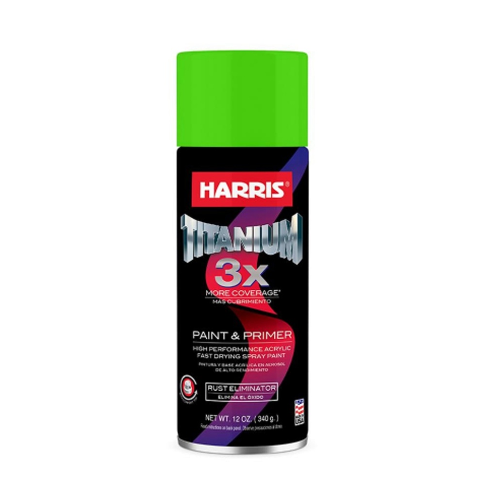 HARRIS TITANIUM SPRAY L/GRE.12OZ