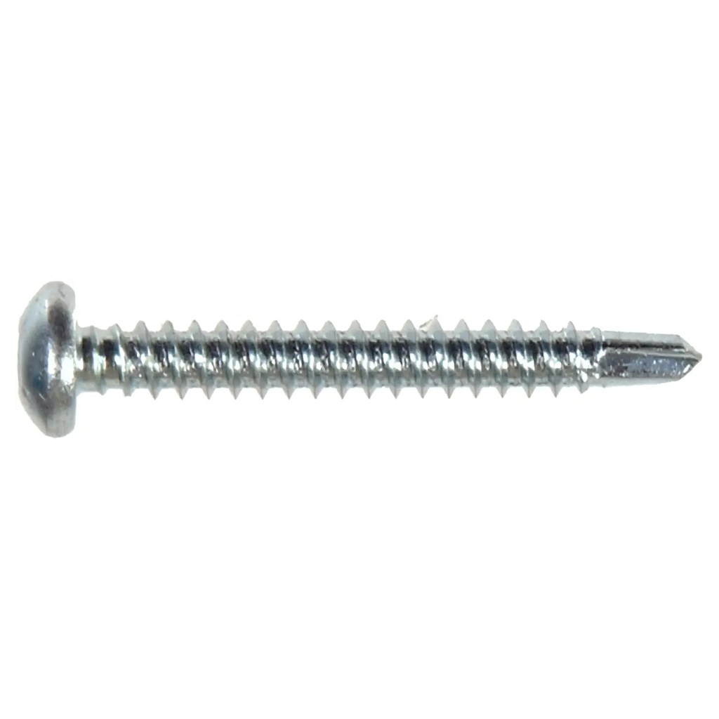 [400007047] Hillman No. 4 X 3/4 in. L Phillips Pan Head Zinc-Plated Steel Sheet Metal Screws 20 Pack