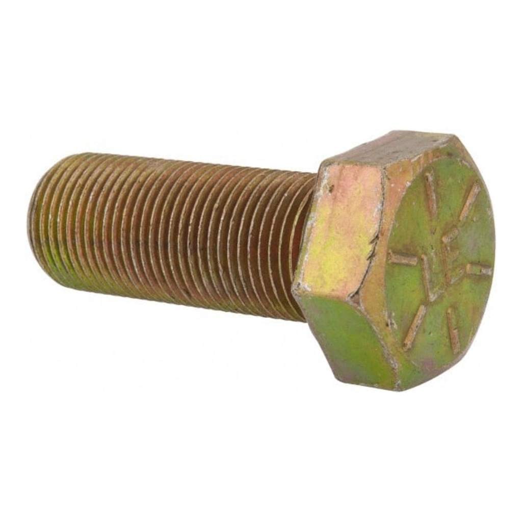 [40002313B] Hillman 2313 3/8-16 X 1-Inch Hex Cap Screw Grade 8 Dichromate, Zinc/Yellow, 8-Pack