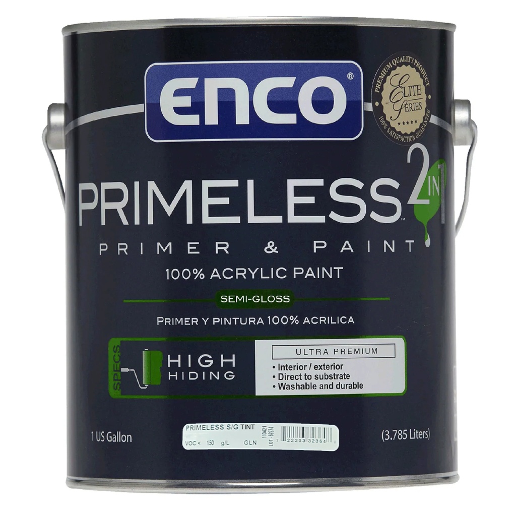ENCO PRIMELESS S/G TINT  GL