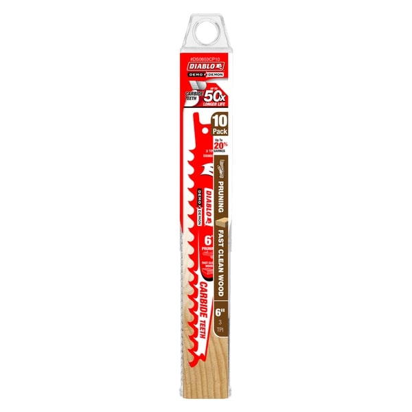 DIABLO REC. 6" BLADE 10PK WOOD