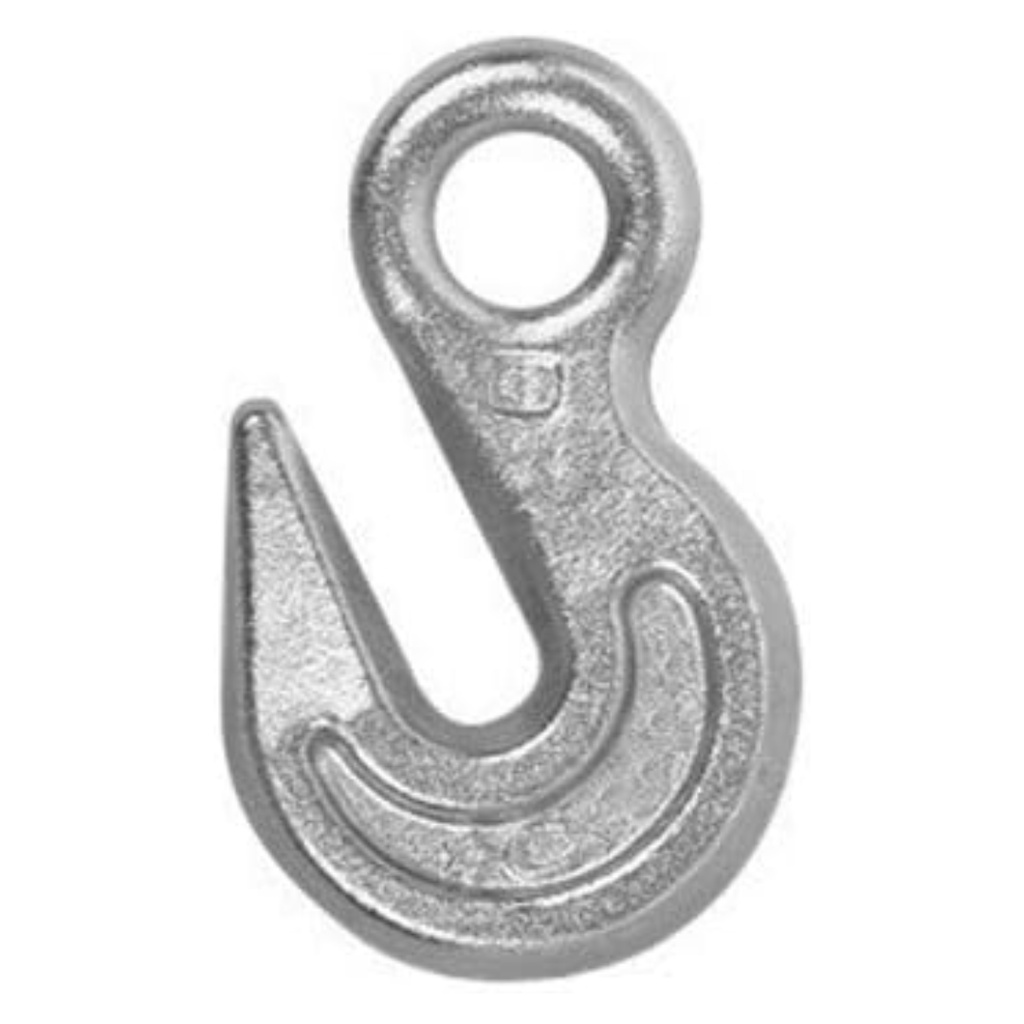 3/8" Clevis Grab Hook, Grade 43, Zinc Plated