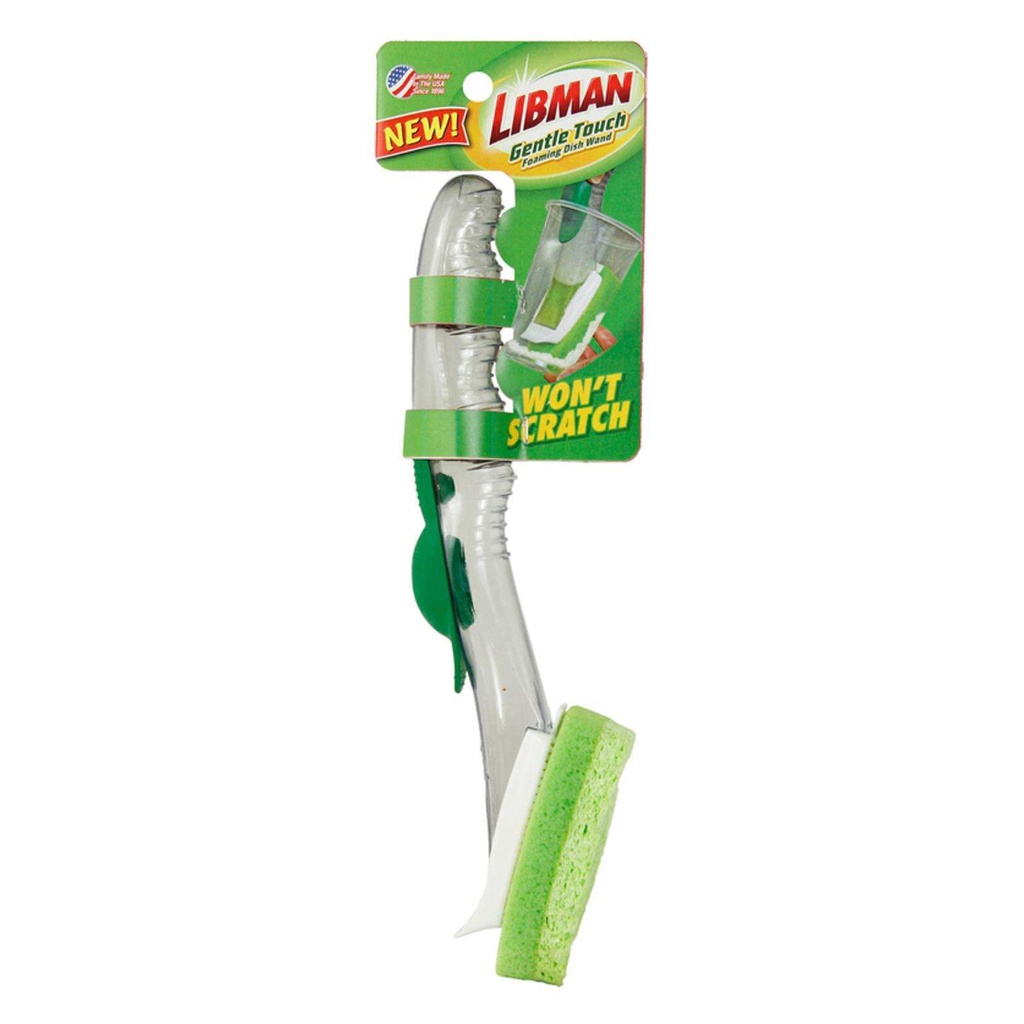 Libman 3 in. W Plastic Scrubbing Wand