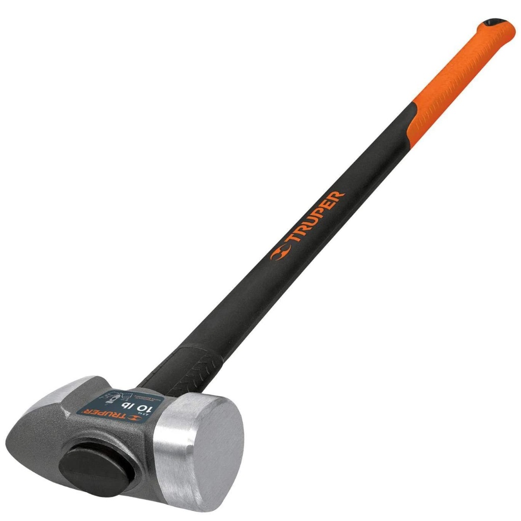 Sledge Hammer with Fiberglass Handle - 10 Lb