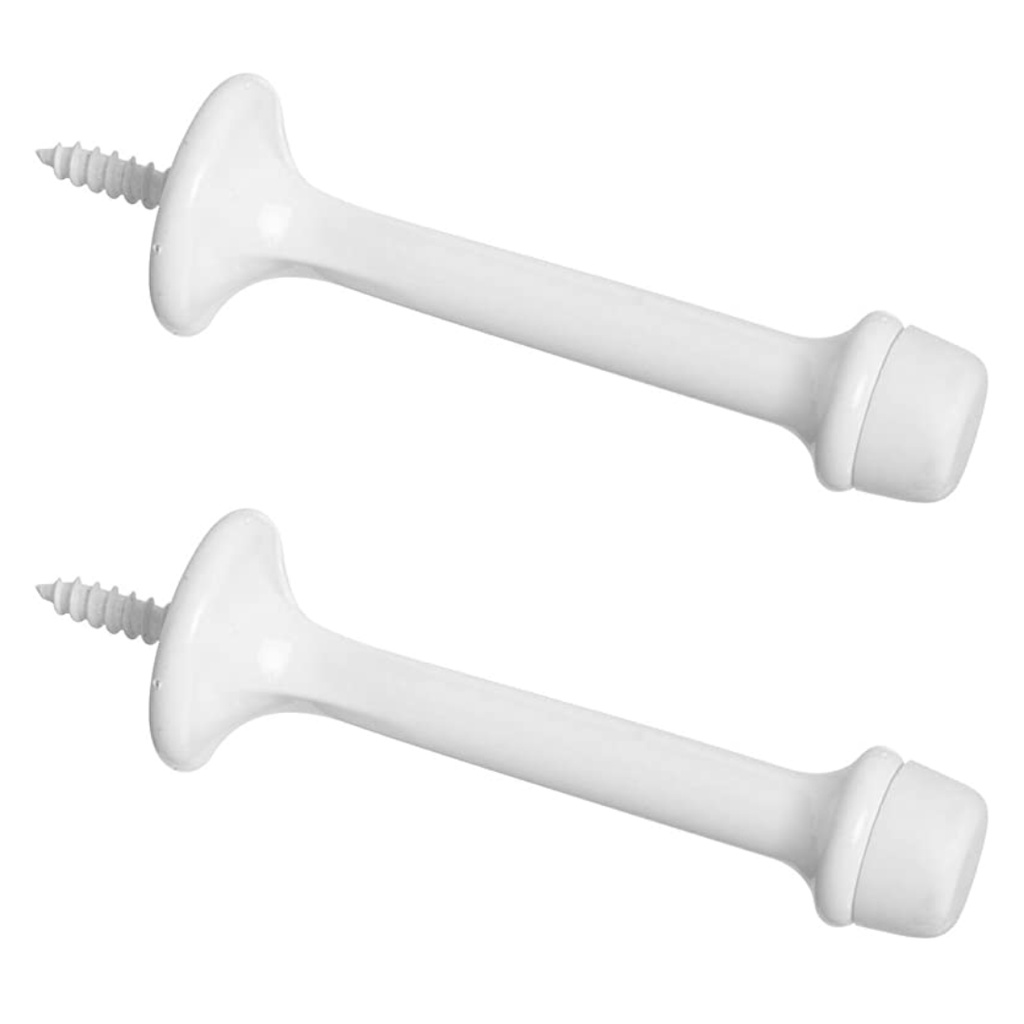 Ace Plastic Rigid Door Stop 3 in. L White