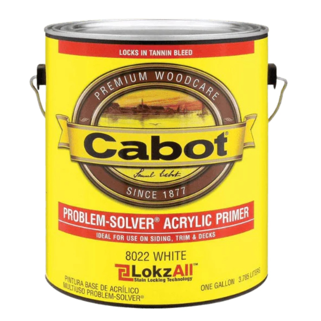 Cabot Problem-Solver White Acrylic Primer 1 Gal.