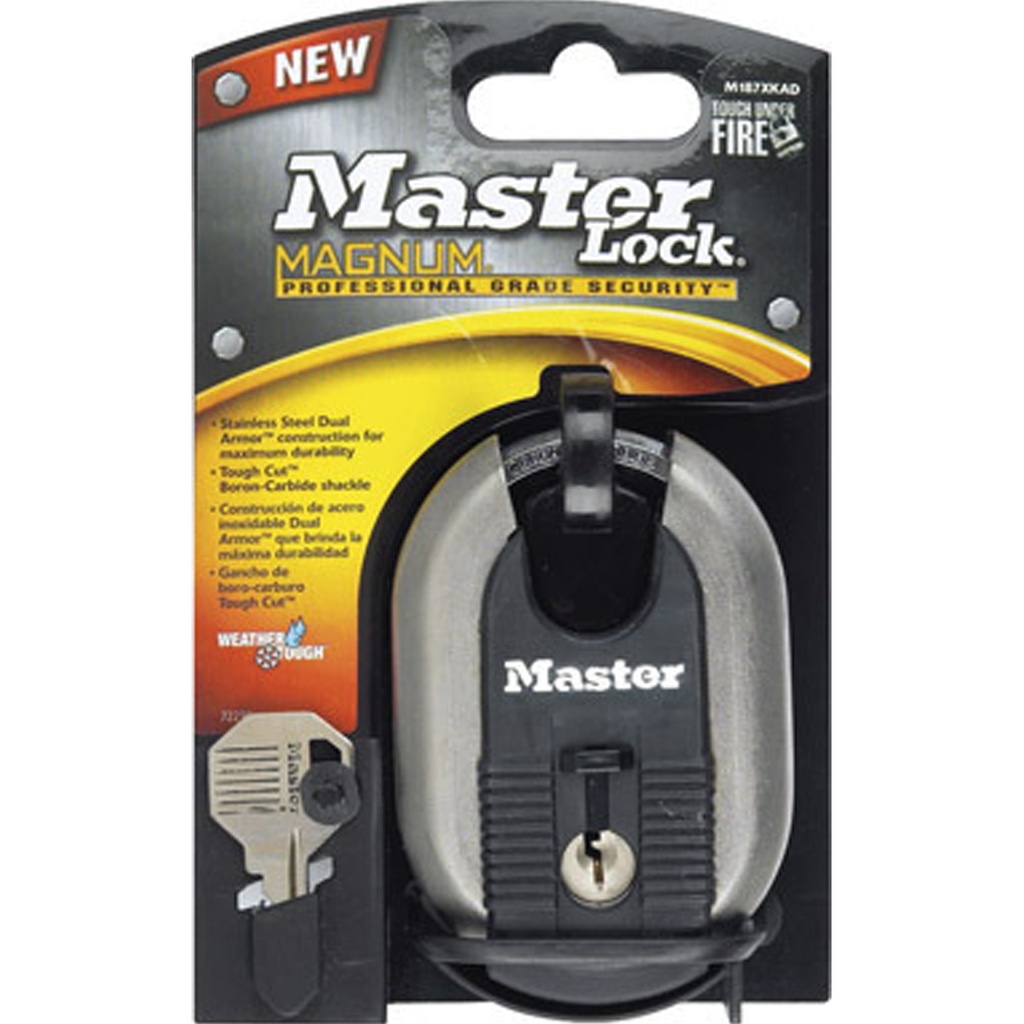 Master Lock 3-3/8 in. H X 1-3/16 in. W X 2-5/16 in. L Steel Ball Bearing Locking Weather-Resistant P