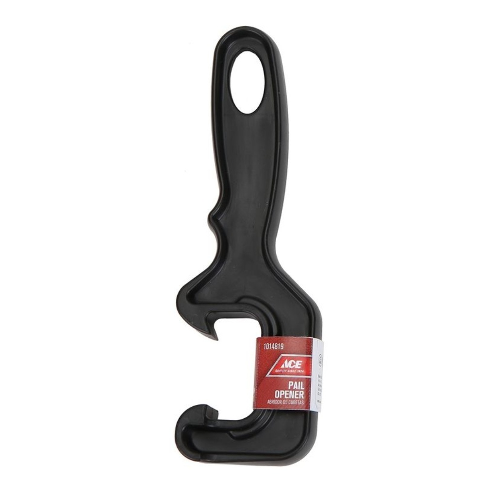 PAIL LID OPENER BLK 8"L