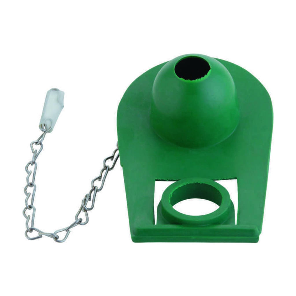 Ace 4302709 Flapper Rubber GREEN Silicon Treated Chemical Resistance