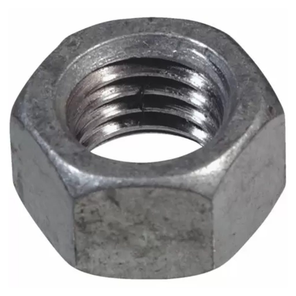 The Hillman Group 829306 7/16 by 14-Inch Stainless Steel Finish Hex Nut, 50-Pack
