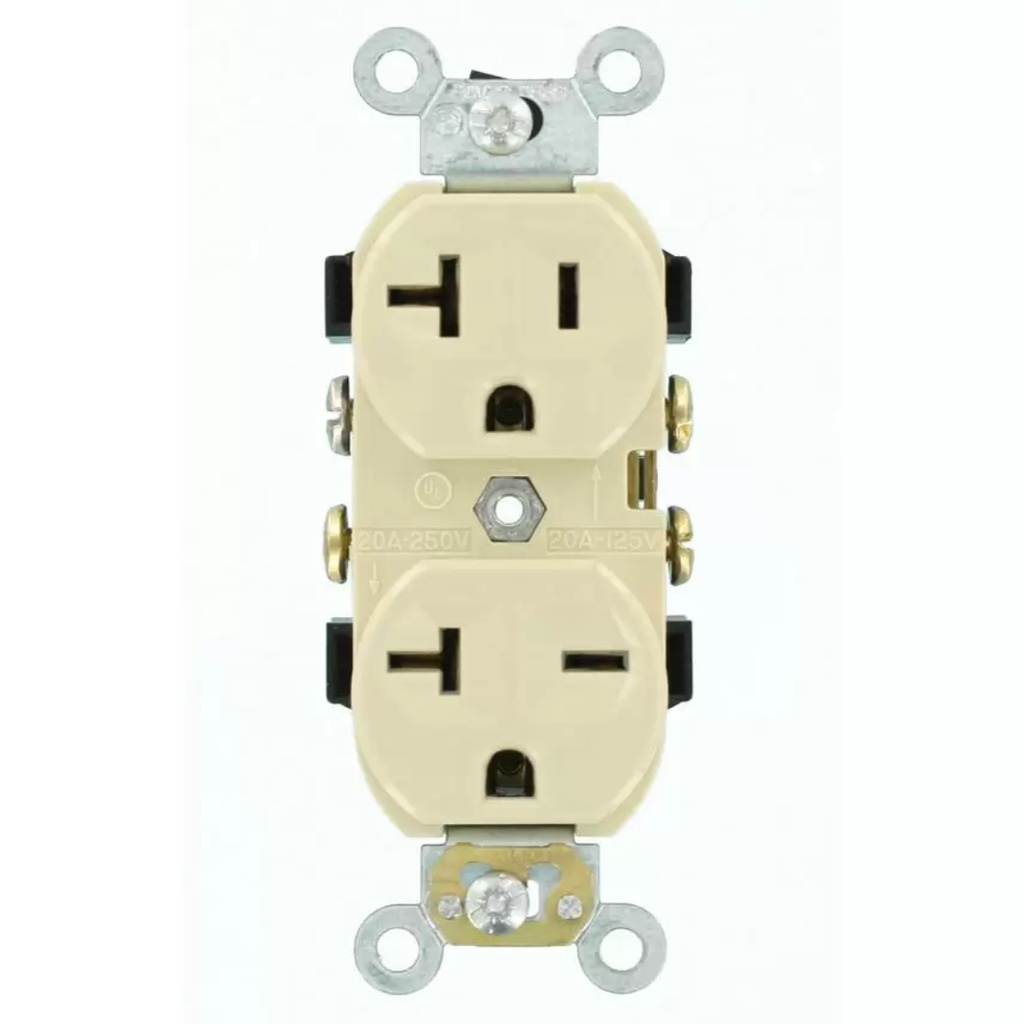 RECEPT. DOBLE IVORY#5842