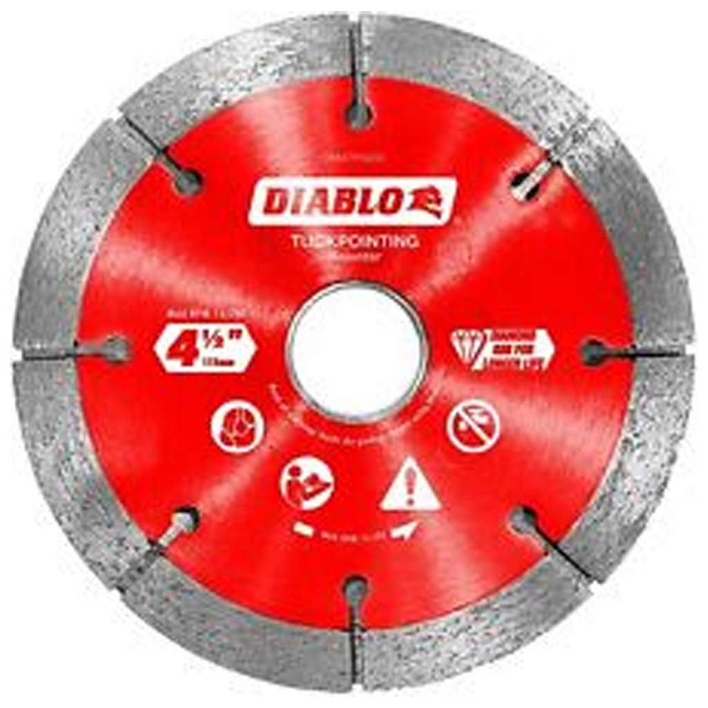 Diablo 4-1/2 in. D X 7/8 in. Diamond Tuck Point Masonry Cut-Off Wheel 1 Pk