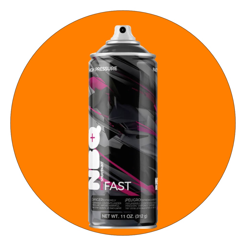 [F009] NBQ SPRAY 400mL ORANGE