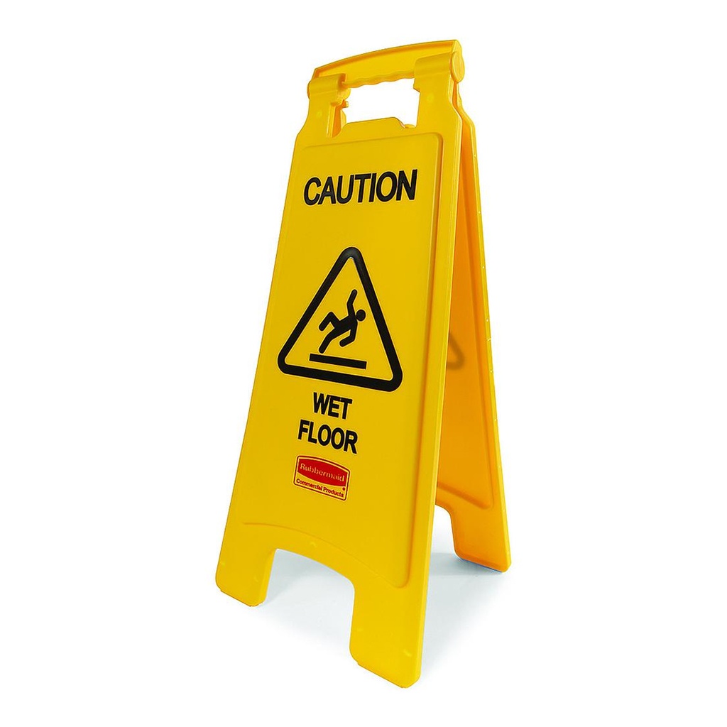 Rubbermaid Commercial 611277YW Caution Wet Floor Safety Sign