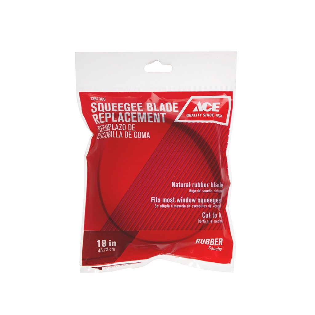 Ace 18 in. Rubber Squeegee Replacement Blade