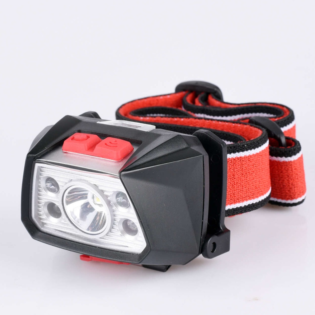 [3005115] Ace 150 Lm Black/Red LED Head Lamp 3.7V 900mAh Battery