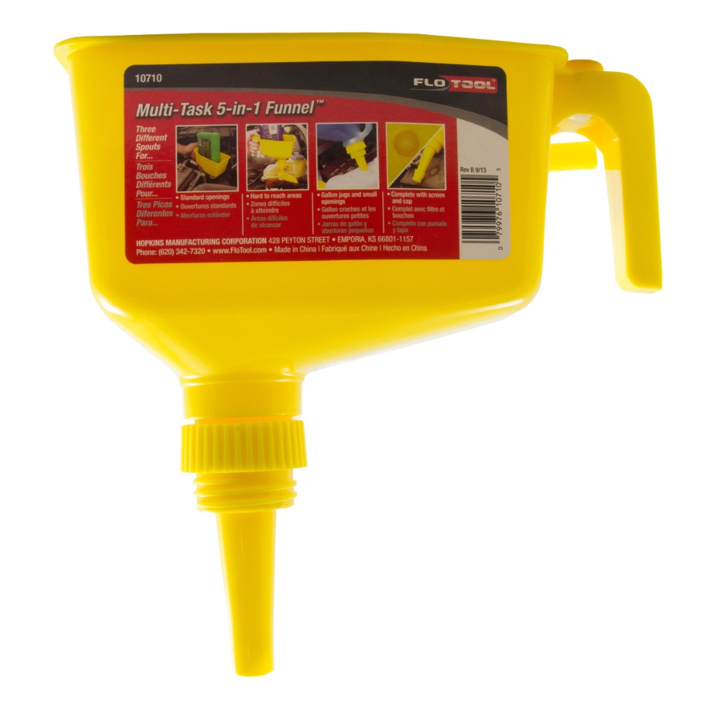 FloTool Red Plastic 32 Oz Funnel