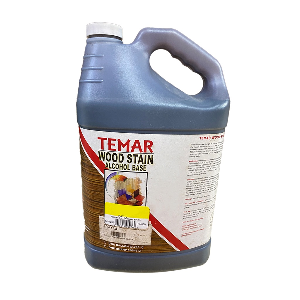 TEMAR INT. STAIN ASH BLACK GL