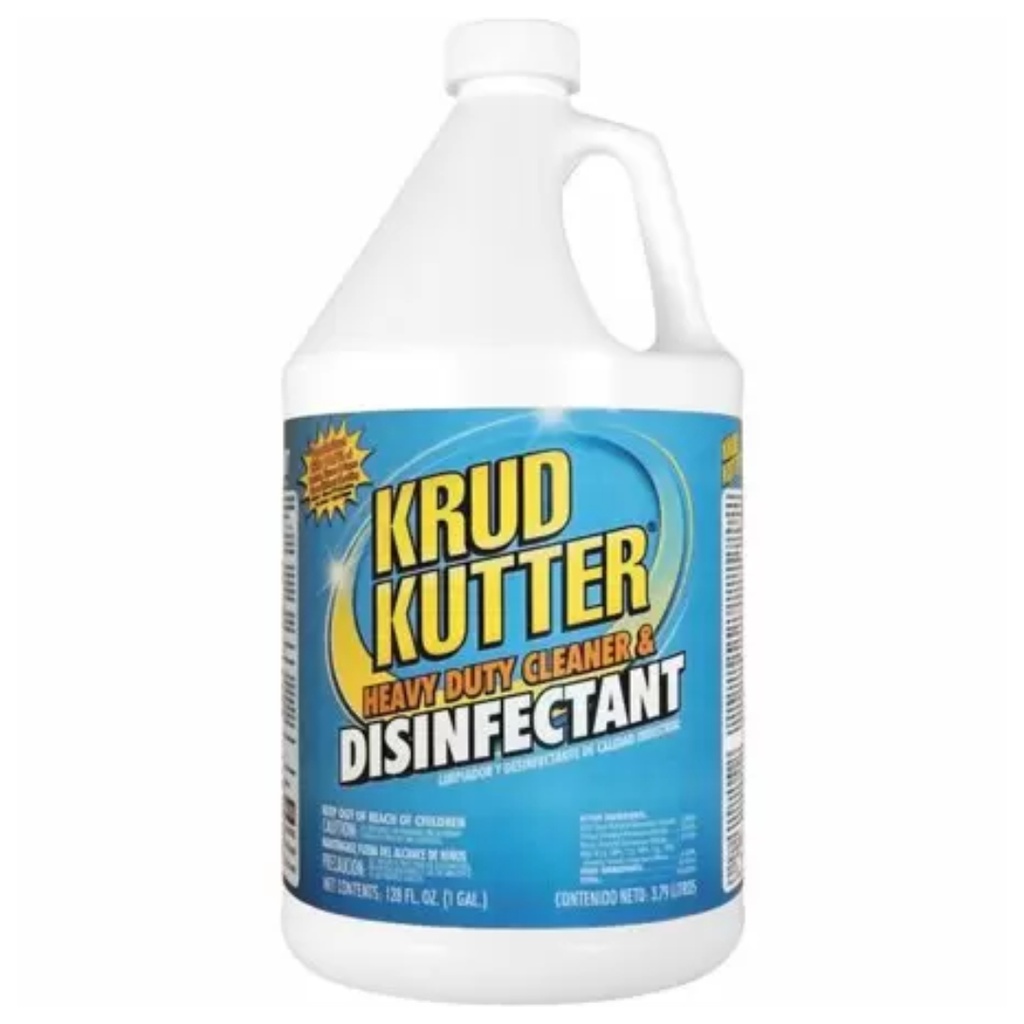 KRUD KUTTER DH012 Cleaner and Disinfectant, Bottle, 1 Gal, Unscented