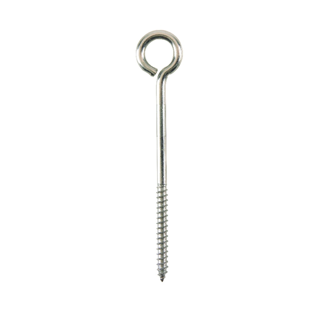 Hampton 1/4 in. X 5 in. L Stainless Steel Lag Thread Eyebolt Nut Included