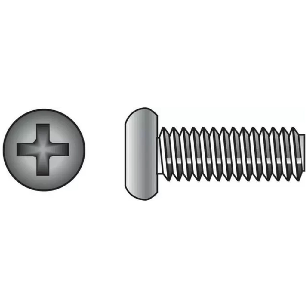 [828452] Hillman 828452 6-32 X 1 in. Phillips Pan Head Stainless Steel Machine Screw Box of 100