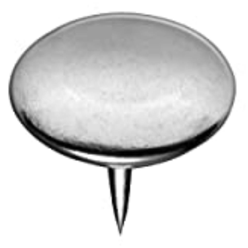 NICKEL THUMB TACK 40PC