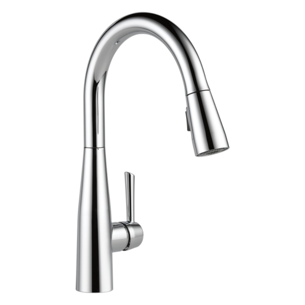 Delta 9113-DST Essa Pull-Down Kitchen Faucet with Magnetic Docking Spray Head - Includes Lifetime Warranty Chrome Faucet Kitchen Single Handle