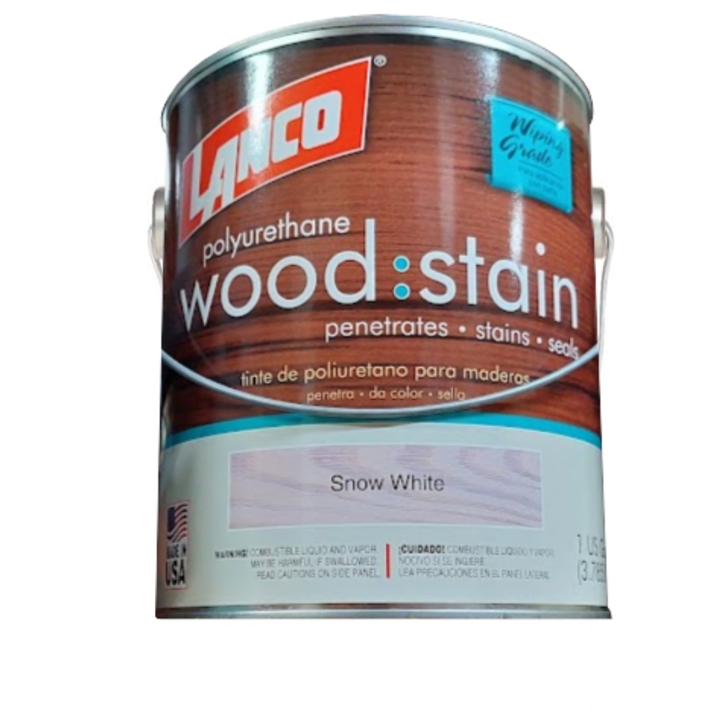 LANCO W/STAIN S/WHITE GL